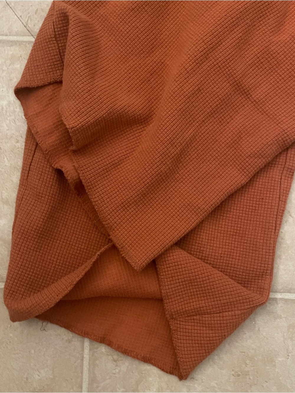 Pact Organic Women's Waffle Texture Lounge Pants with Raw Edge size Small - Picture 9 of 11